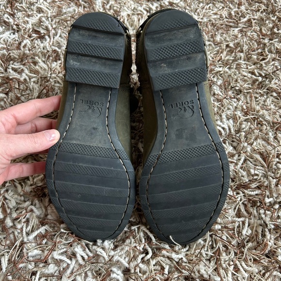 Sorel Lolla Ankle Boots in Green Size 9 - Picture 6 of 8